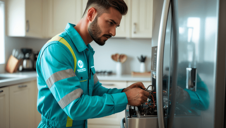 عیب یابی و تعمیر یخچال اسنوا توسط تعمیرکار